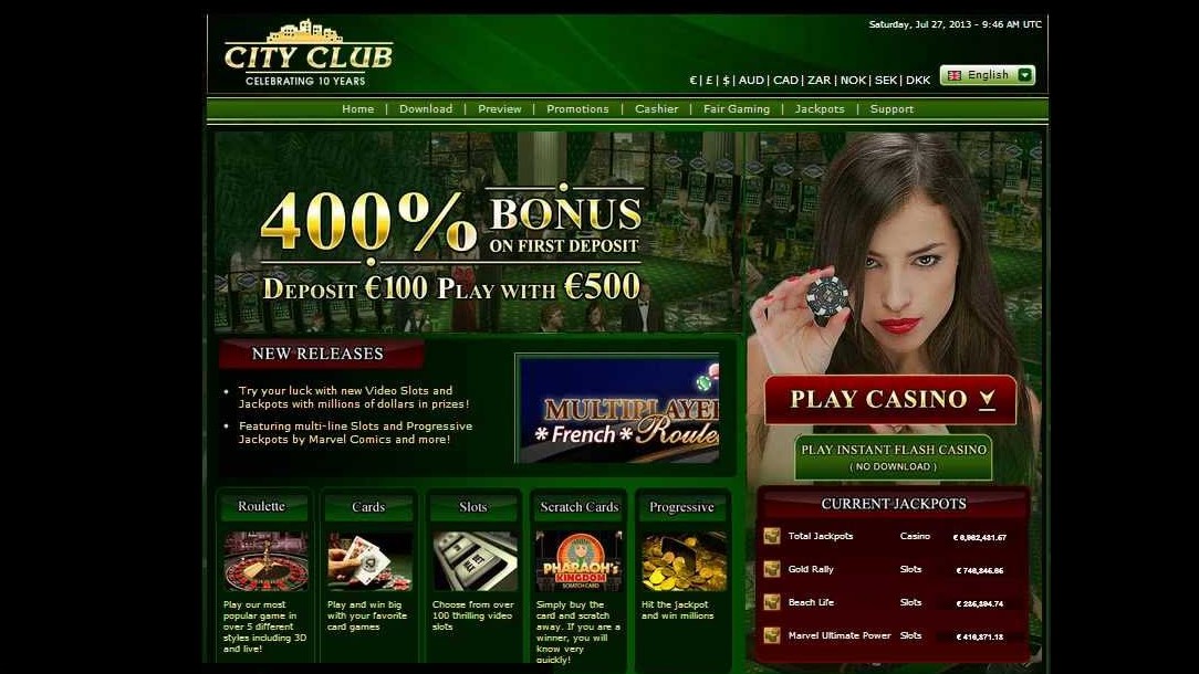 City Club Casino Review